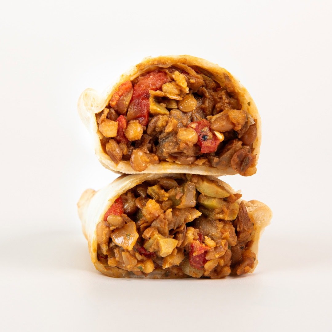 Creole vegan empanada